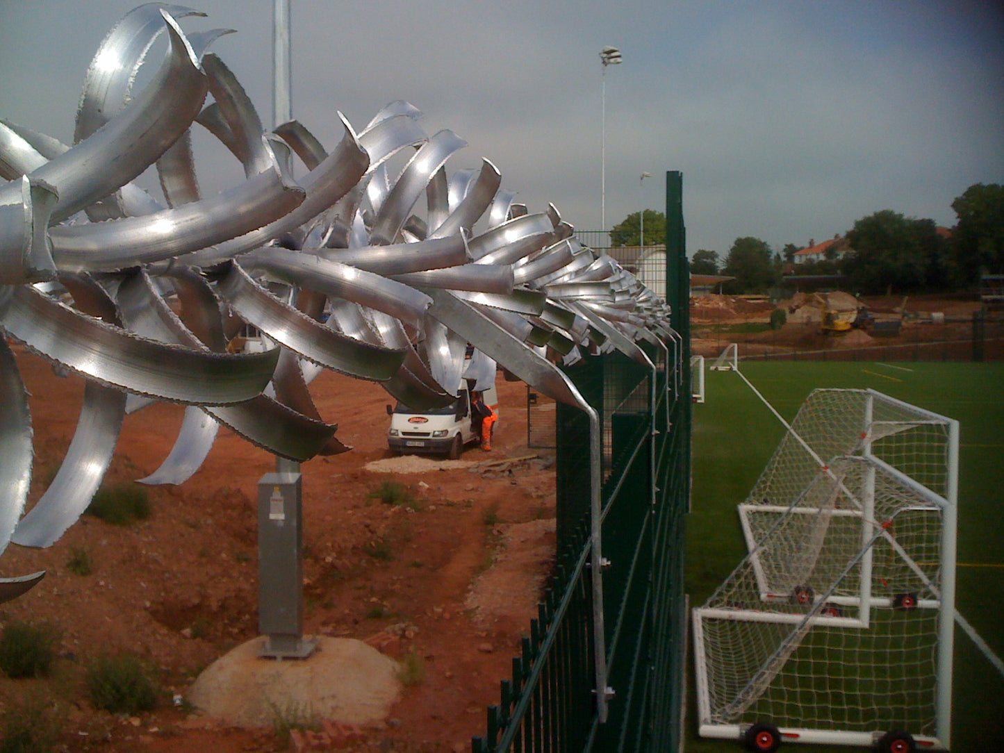 Support incliné 45° pour axe Broches anti-franchissement