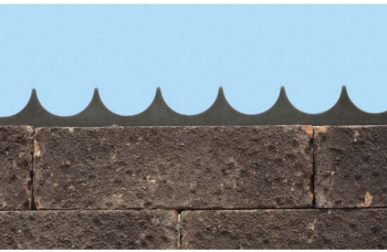 Bordure défensive acier-inox Vandgard® - 1 mètre